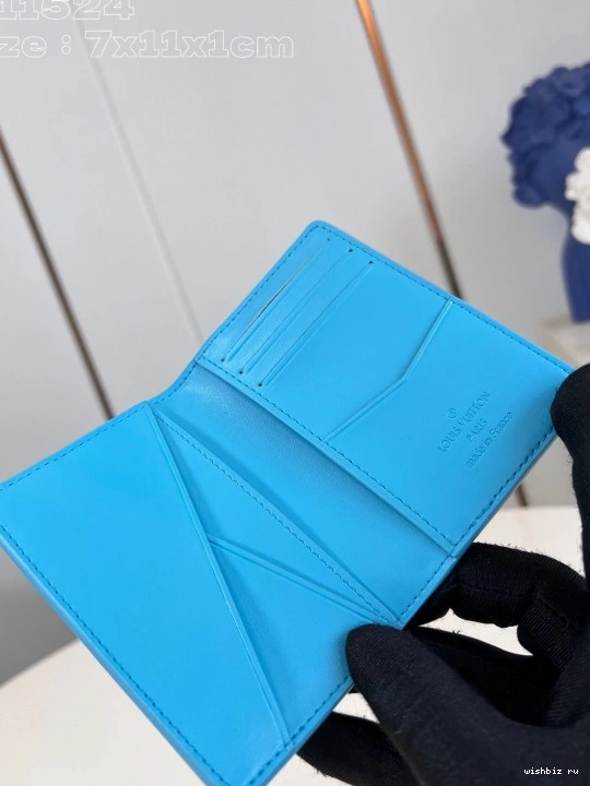 WIS LOUIS cm Pocket VUITTON Organizer-7.5*11.1*1 0811